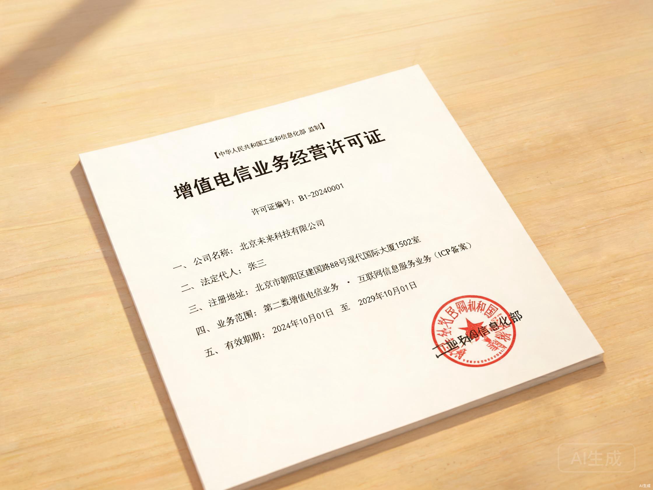 壹佰叁捌建站营业执照